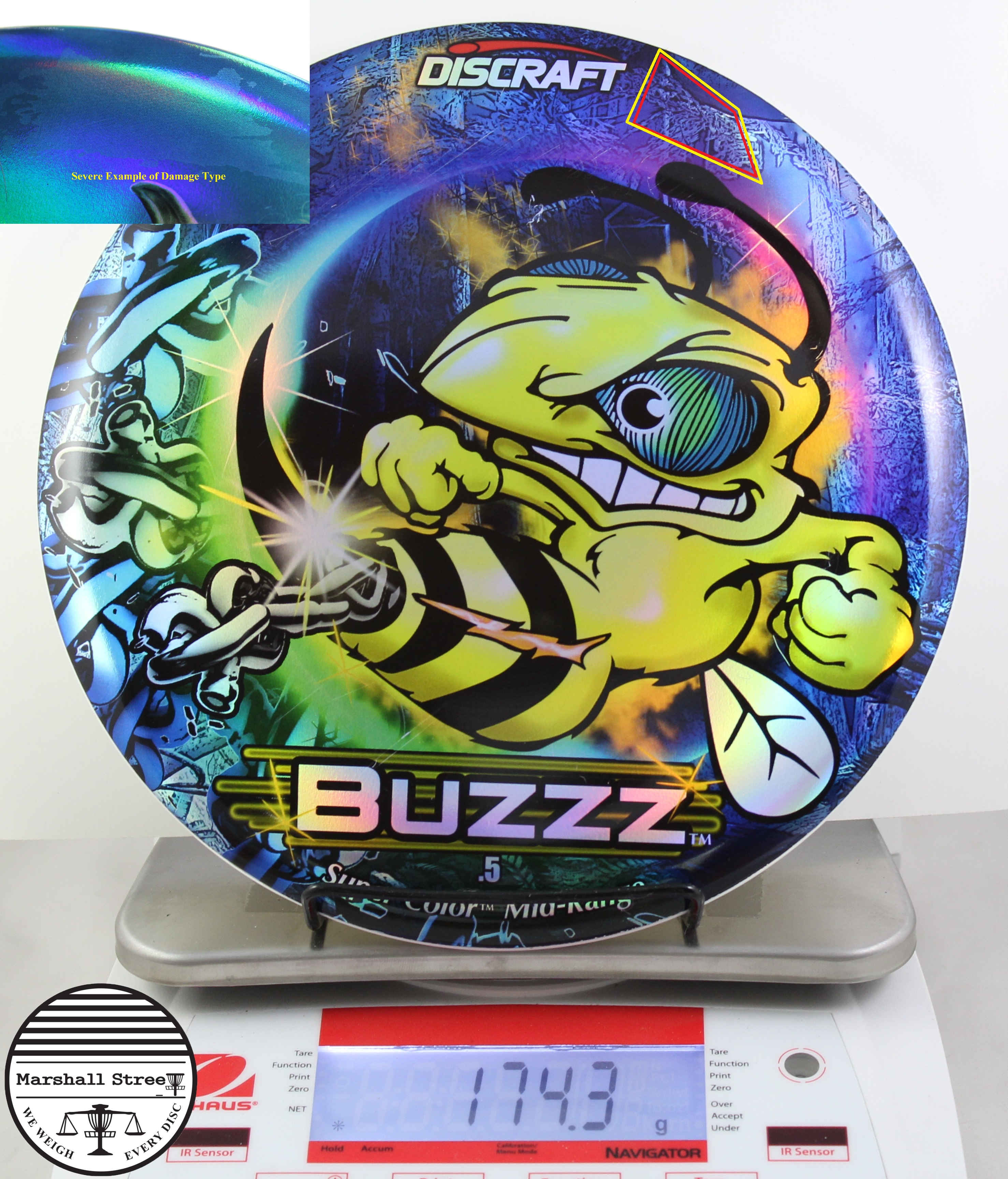 Esp Full Foil Buzzz Goobered • Marshall Street Disc Golf 